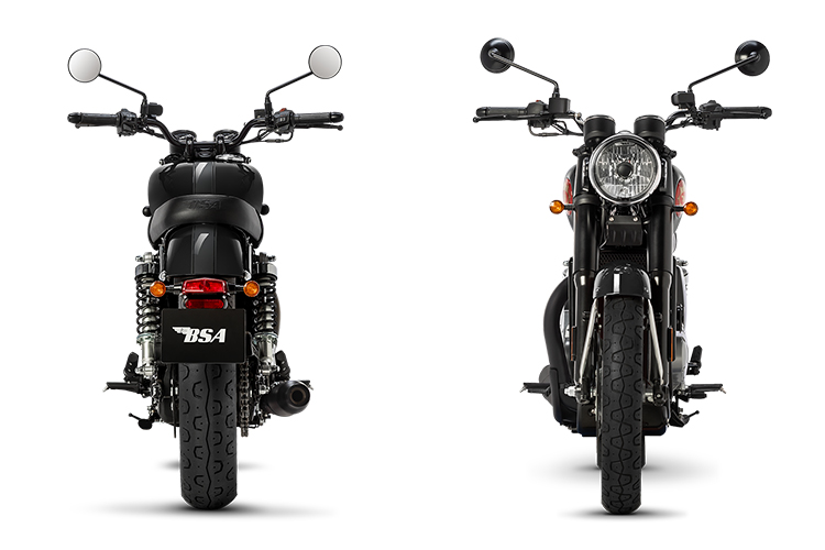 bsa gold star shadow black